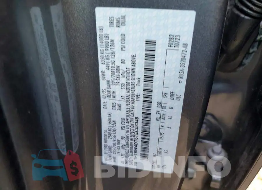 1FT8W4DT6TEC03348 Photo# 13