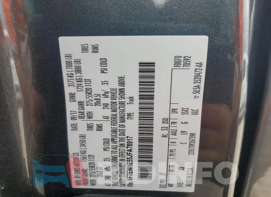 1FTEW1E55JFA78917 Photo# 12