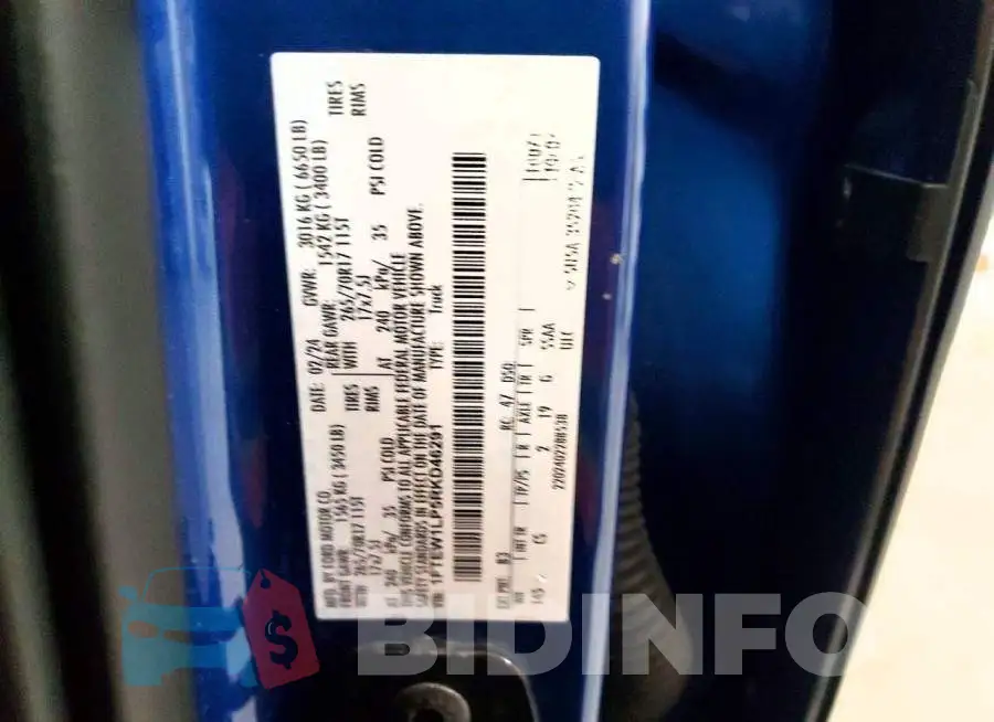 1FTEW1LP5RKD46291 Photo# 12