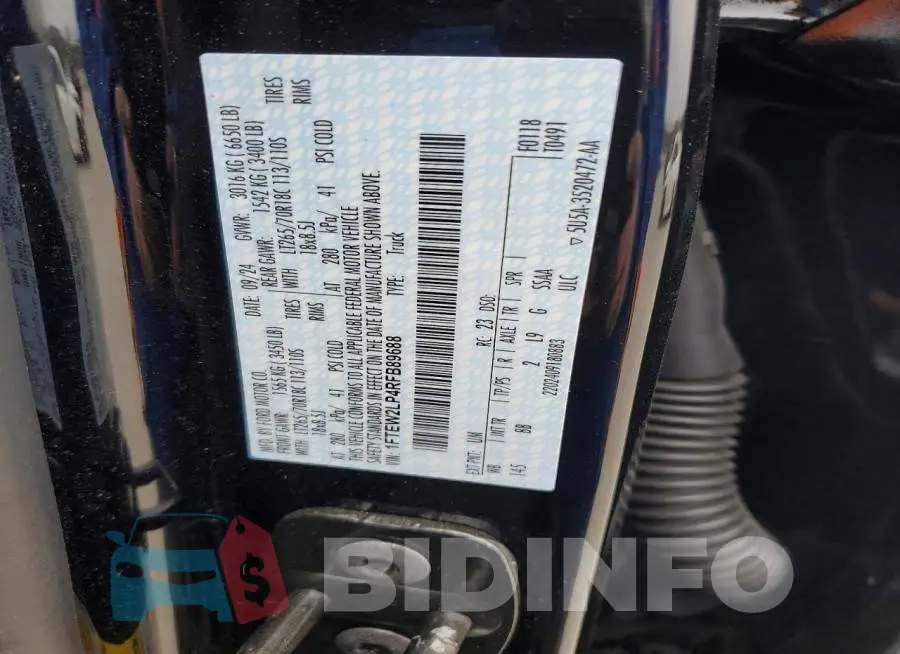 1FTEW2LP4RFB89688 Photo# 12