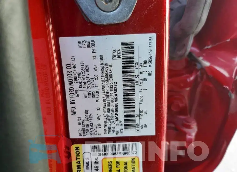 3FMCR9B68MRA88872 Photo# 13