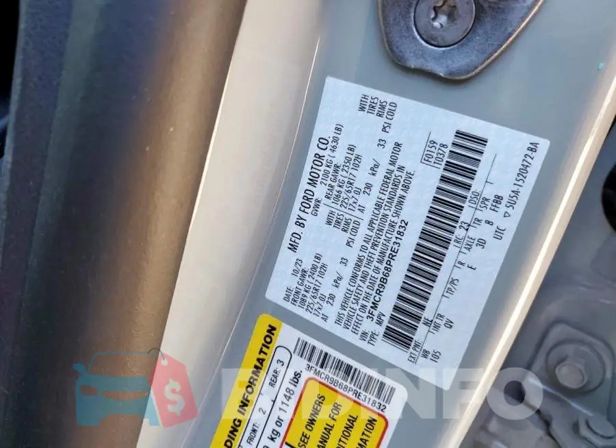 3FMCR9B68PRE31832 Photo# 12