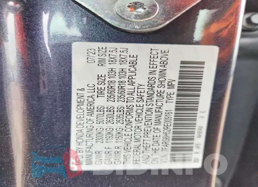 7FARS6H52RE009161 Photo# 13