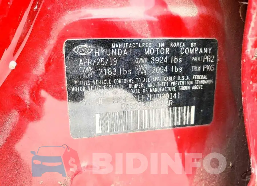 KMHD74LF7LU920141 Photo# 13