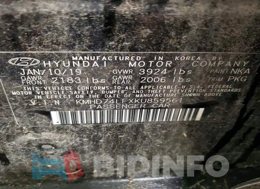 KMHD74LFXKU859561 Photo# 12