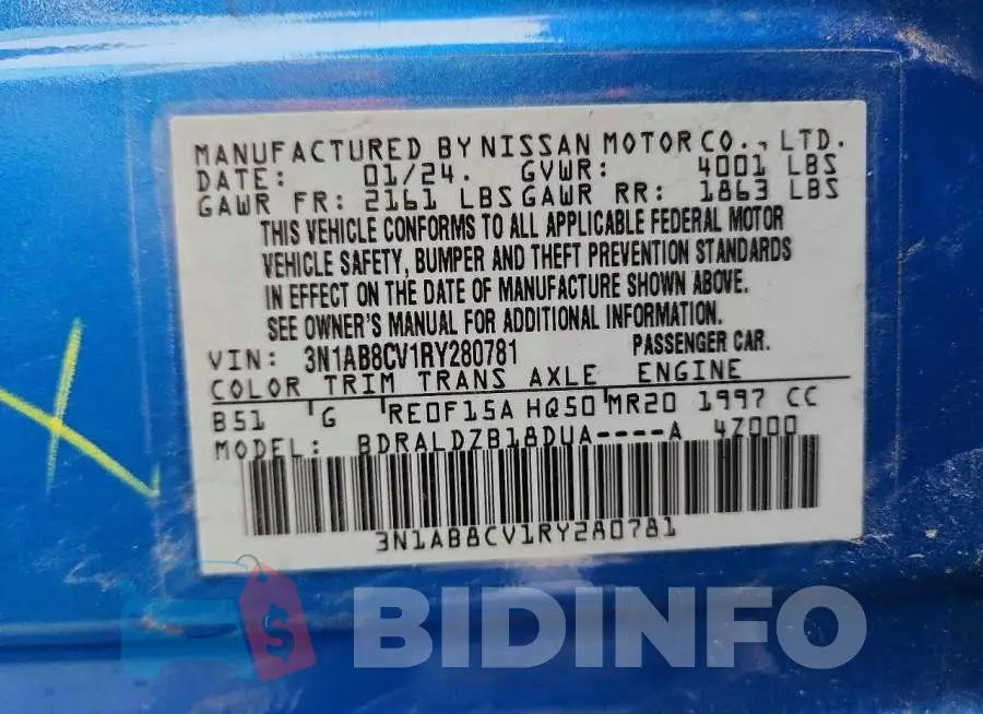 3N1AB8CV1RY280781 Photo# 12
