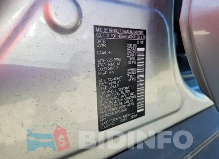 KNMAT2MV2KP518232 Photo# 13