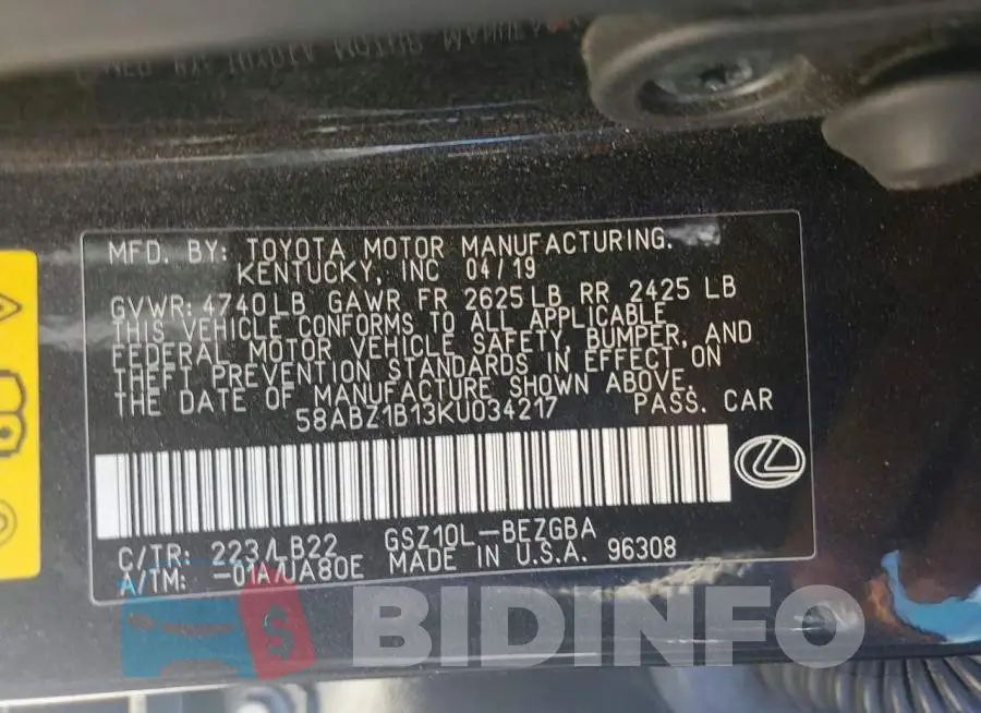 58ABZ1B13KU034217 Photo# 13