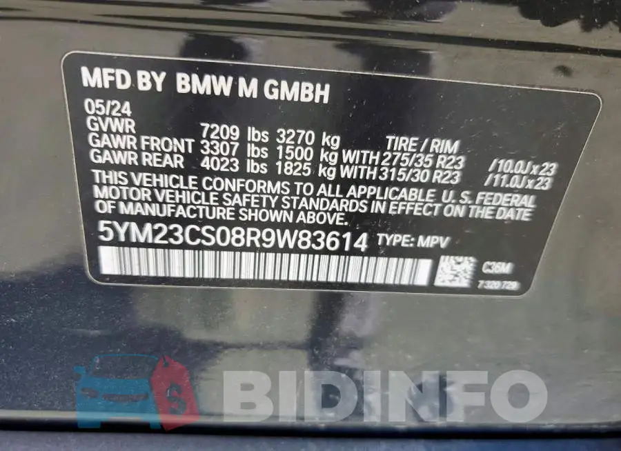 5YM23CS08R9W83614 Photo# 13
