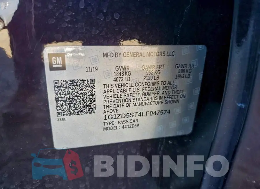 1G1ZD5ST4LF047574 Photo# 13