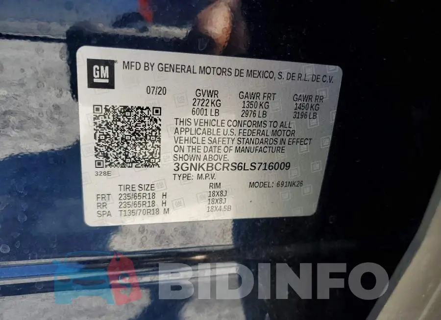 3GNKBCRS6LS716009 Photo# 13