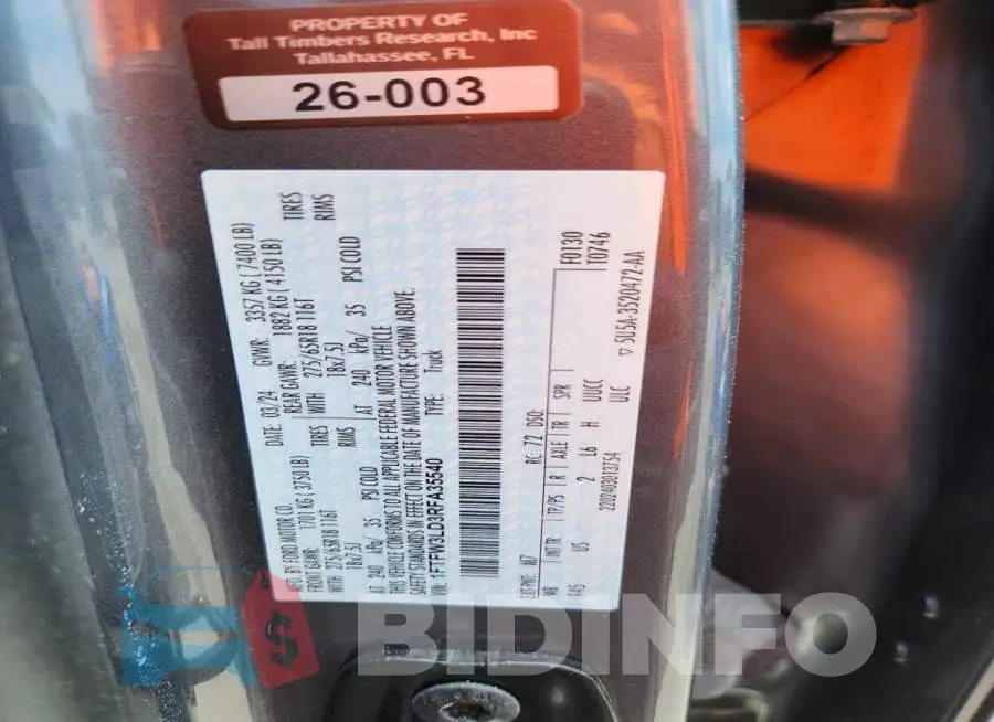 1FTFW3LD3RFA35540 Photo# 12