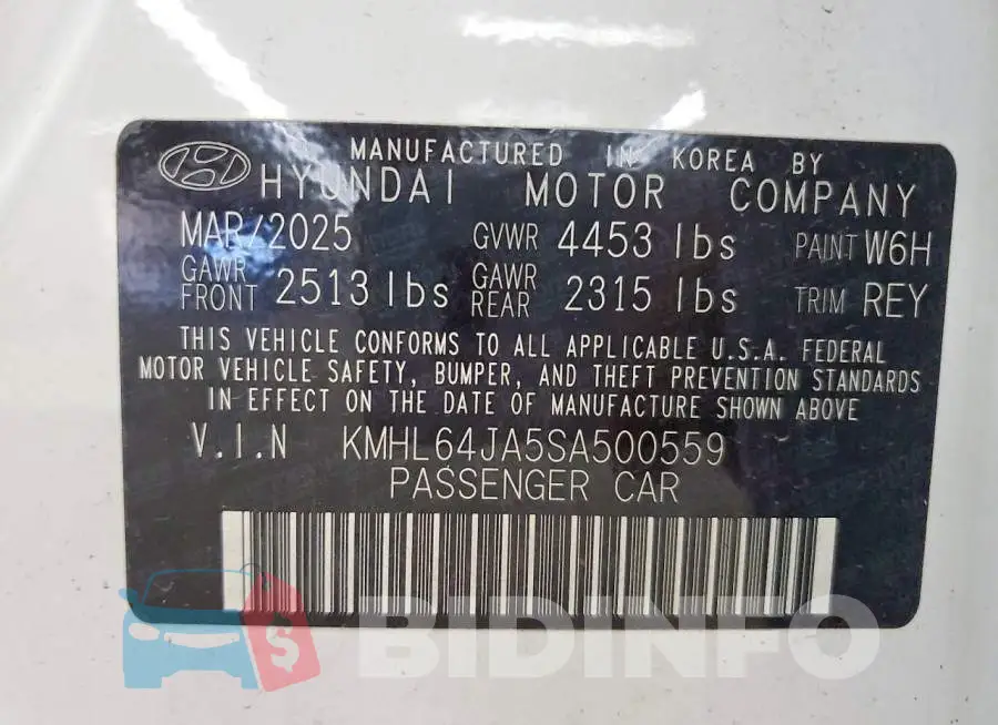 KMHL64JA5SA500559 Photo# 12