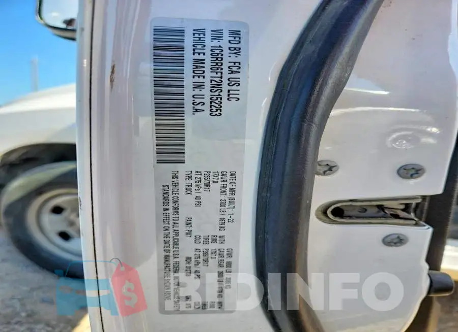 1C6RR6FT2NS152253 Photo# 12