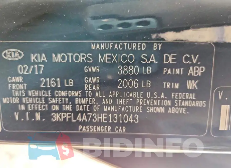 3KPFL4A73HE131043 Photo# 12