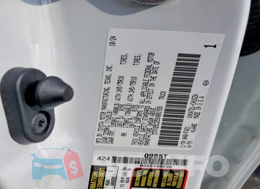 5TFKB5CD5SX001928 Photo# 12