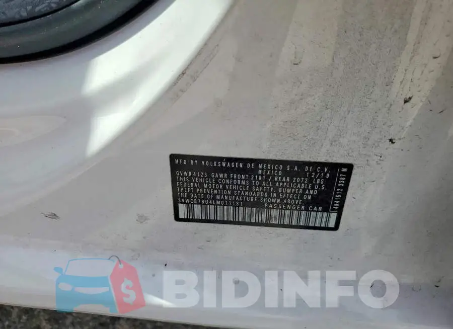 3VWCB7BU4LM011131 Photo# 12
