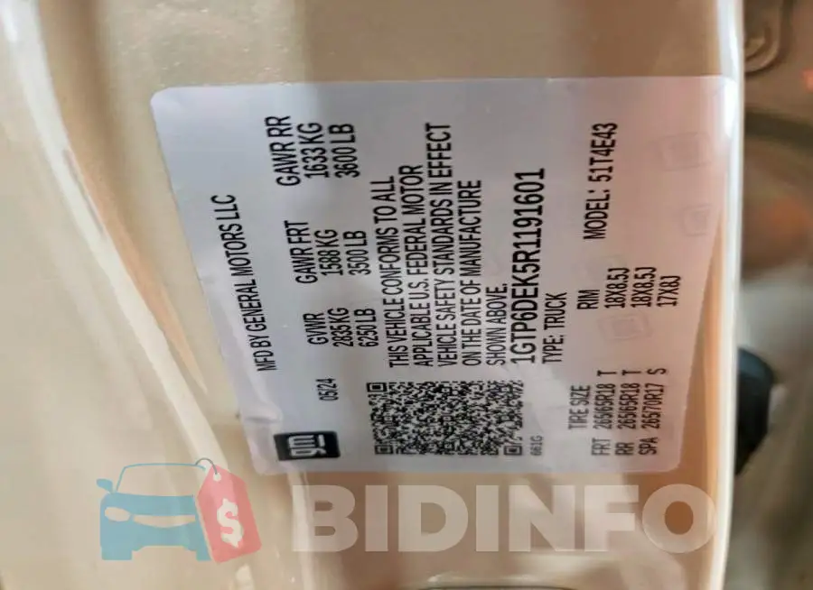 1GTP6DEK5R1191601 Photo# 12