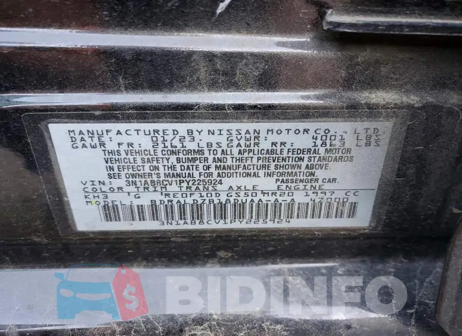 3N1AB8CV1PY225924 Photo# 12
