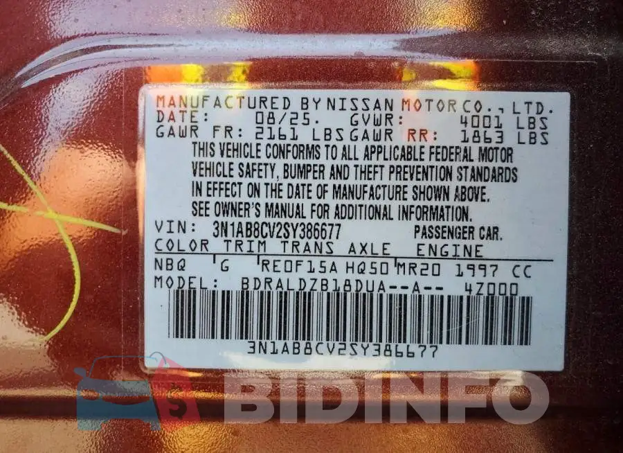 3N1AB8CV2SY386677 Photo# 12