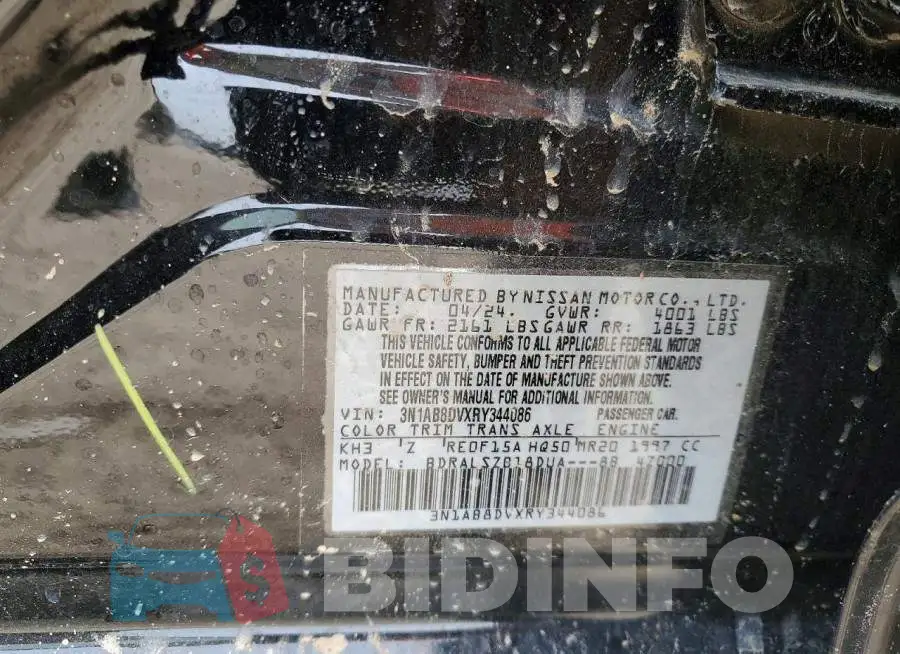 3N1AB8DVXRY344086 Photo# 12