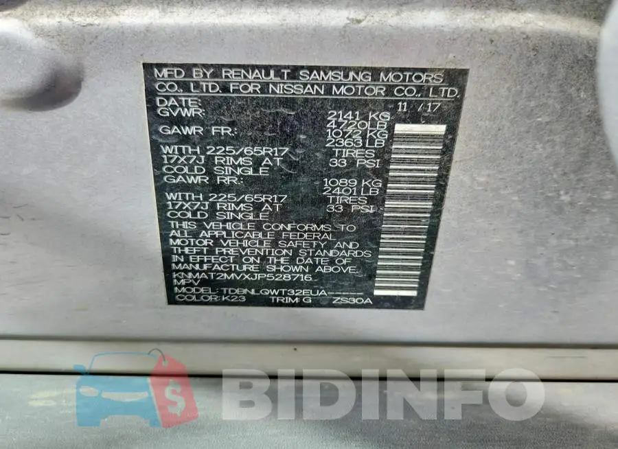 KNMAT2MVXJP528716 Photo# 14