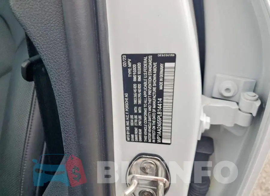 WP1AA2A55PLB14414 Photo# 13