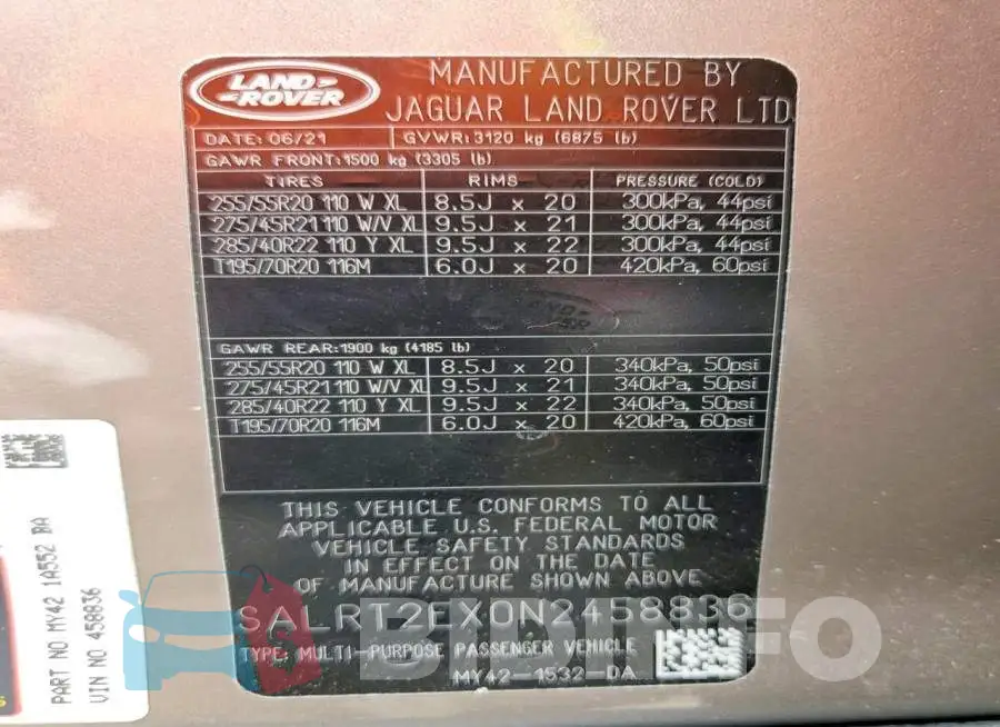 SALRT2EX0N2458836 Photo# 13