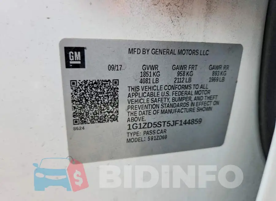 1G1ZD5ST5JF144859 Photo# 12