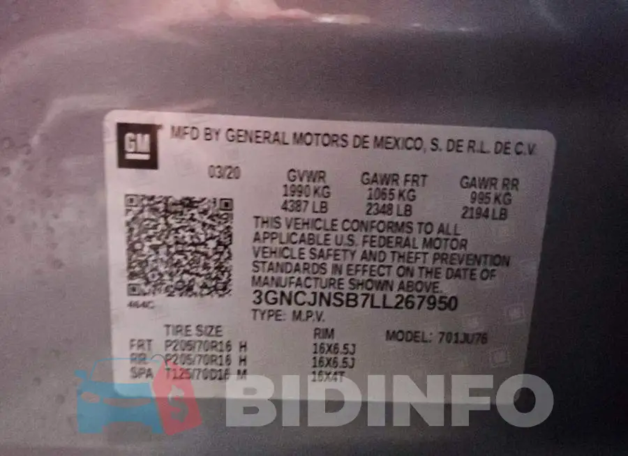 3GNCJNSB7LL267950 Photo# 13