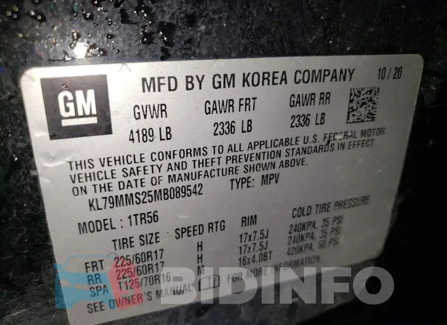 KL79MMS25MB089542 Photo# 13