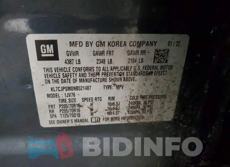 KL7CJPSM0NB521487 Photo# 13