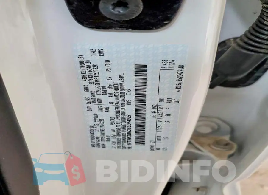 1FT8W2BN3SED74095 Photo# 13