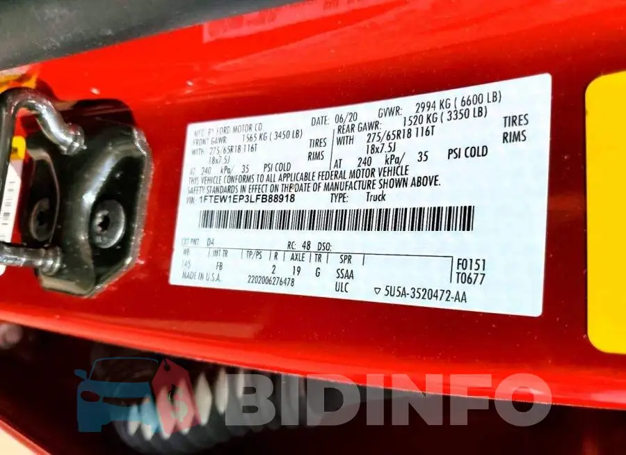 1FTEW1EP3LFB88918 Photo# 12