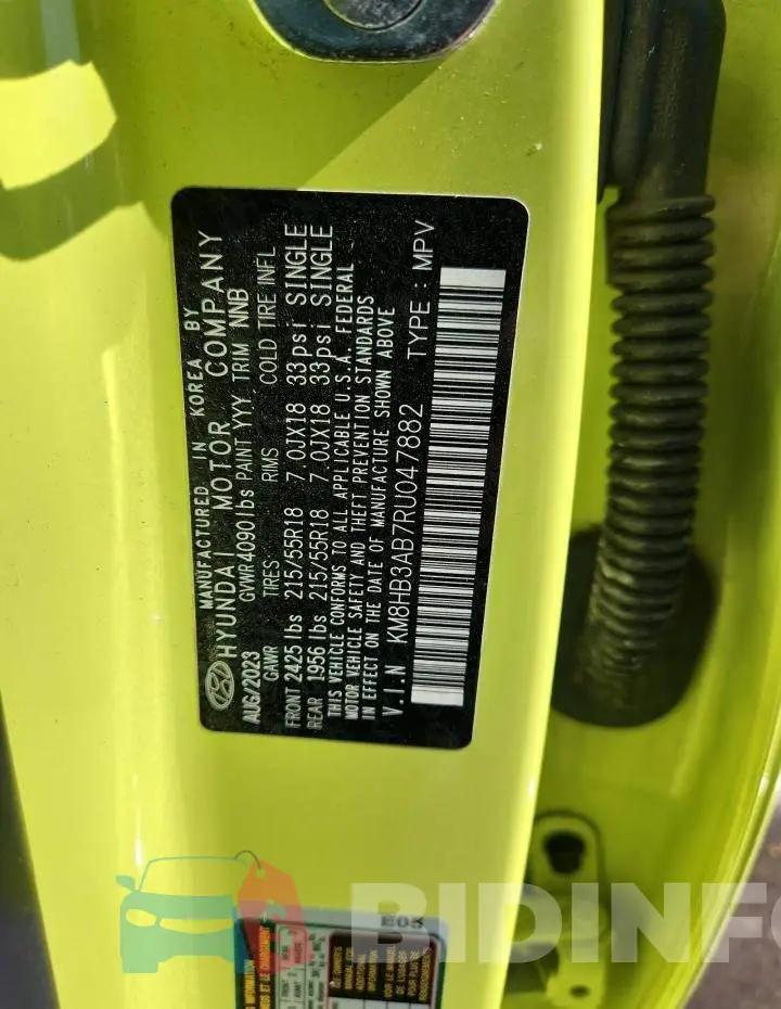 KM8HB3AB7RU047882 Photo# 12