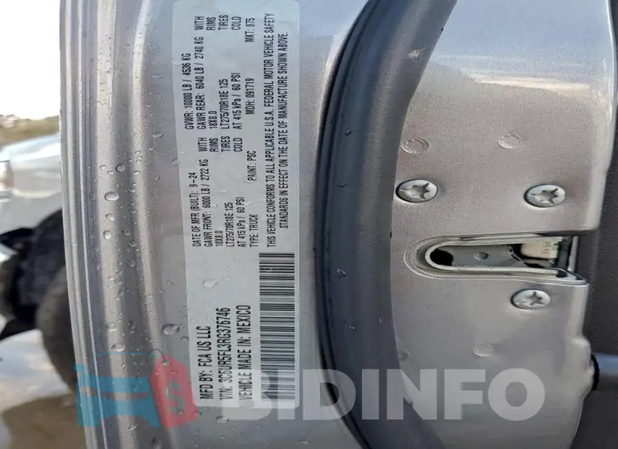 3C6UR5FL3RG376746 Photo# 13