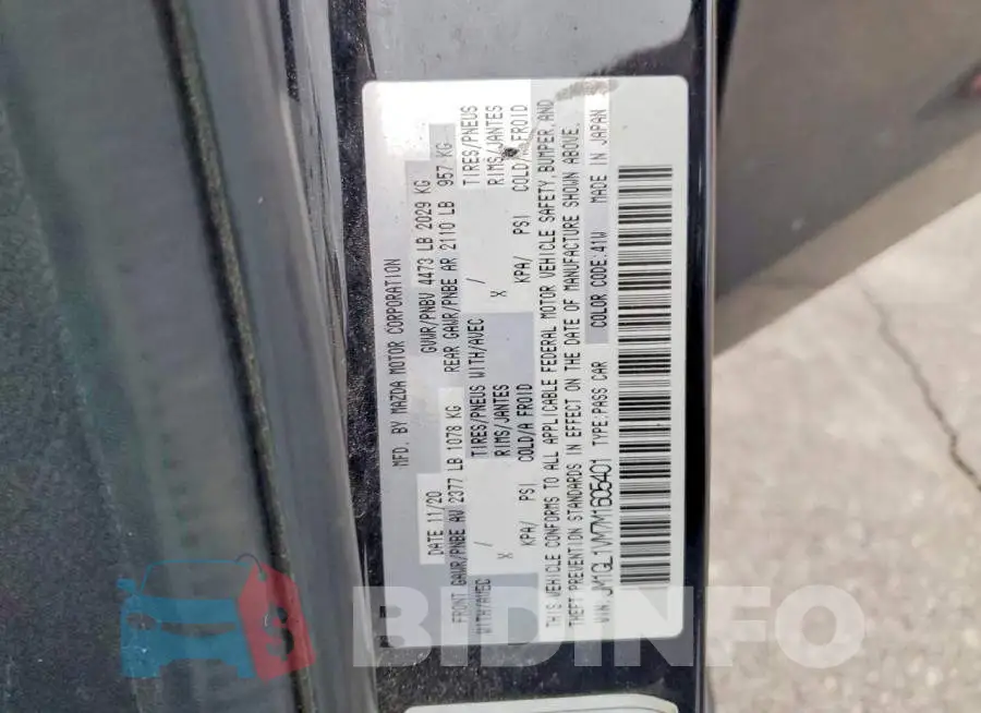 JM1GL1VM7M1605401 Photo# 13