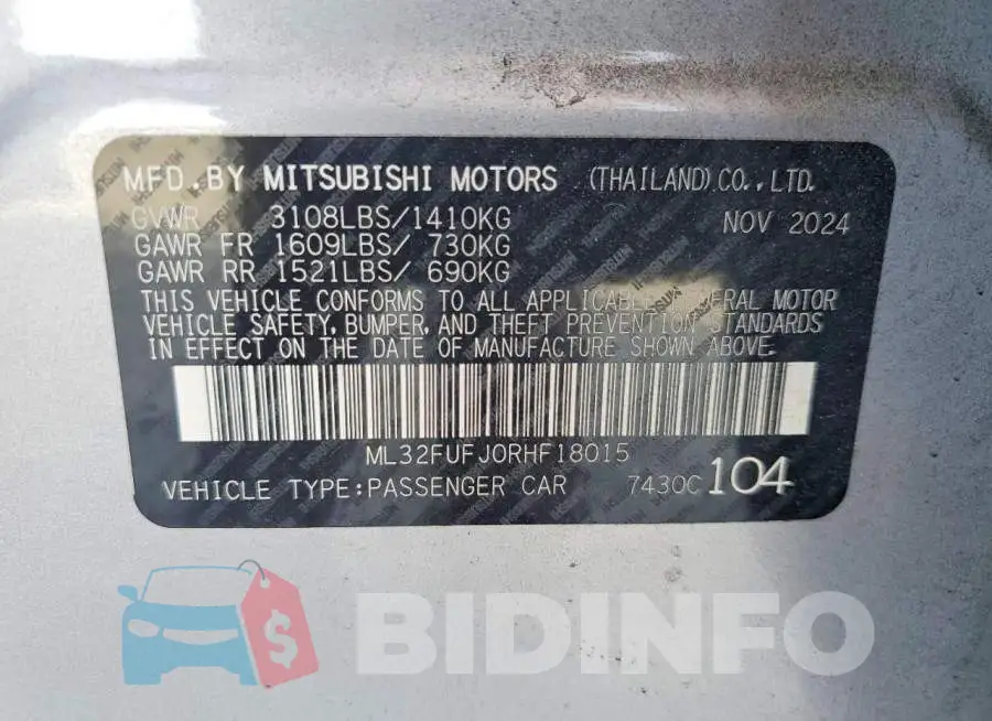 ML32FUFJ0RHF18015 Photo# 12