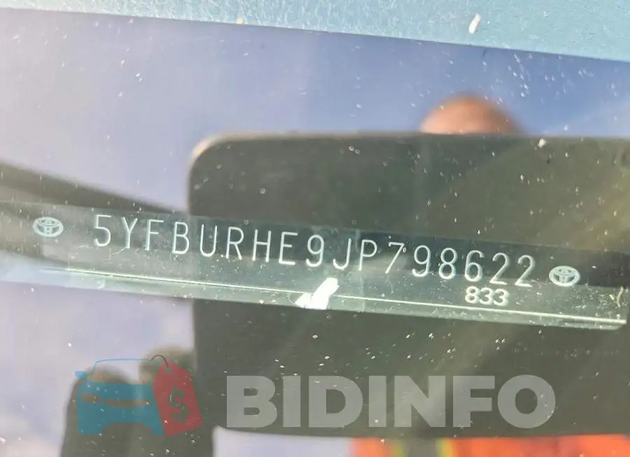 5YFBURHE9JP798622 Photo# 12