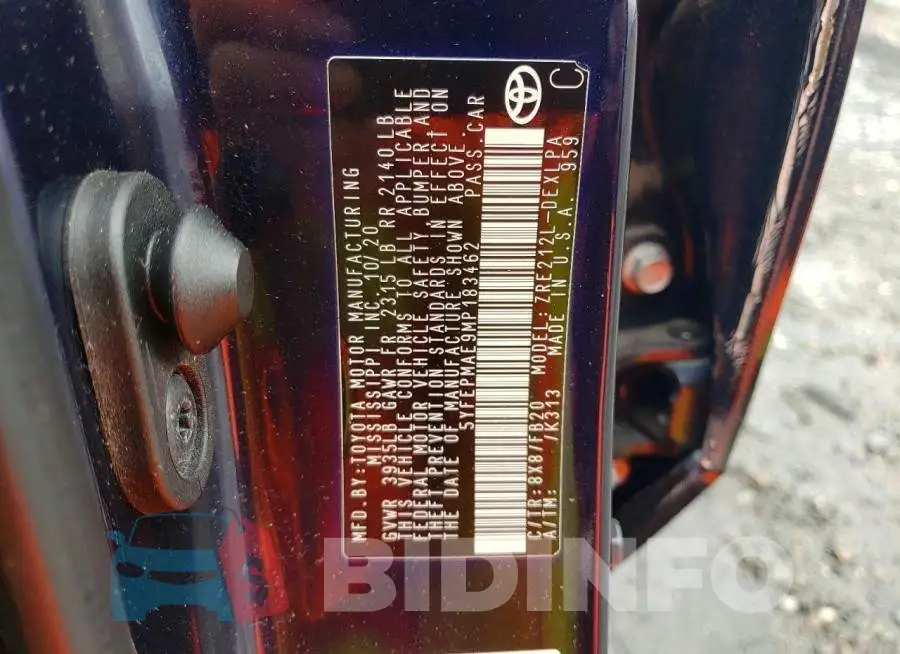 5YFEPMAE9MP183462 Photo# 12