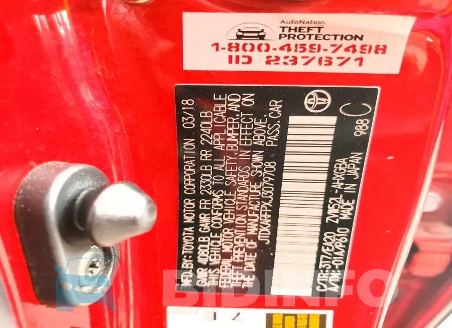 JTDKARFPXJ3079708 Photo# 12