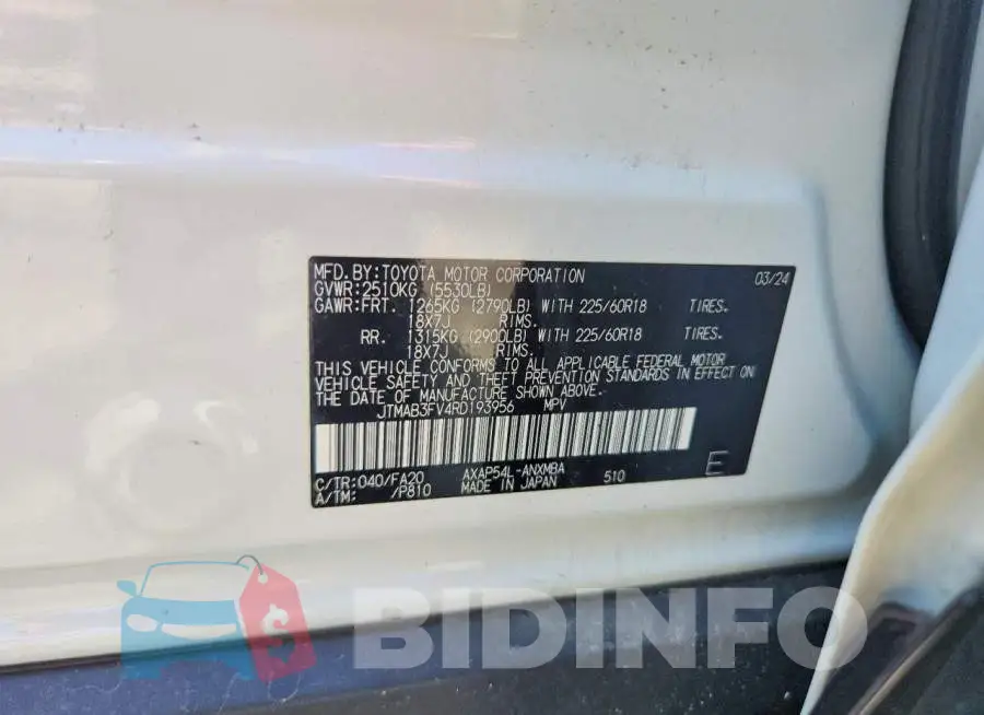 JTMAB3FV4RD193956 Photo# 13