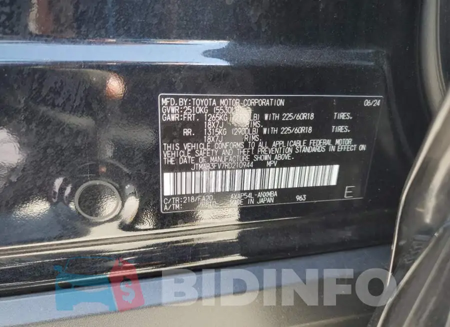 JTMAB3FV7RD210944 Photo# 14
