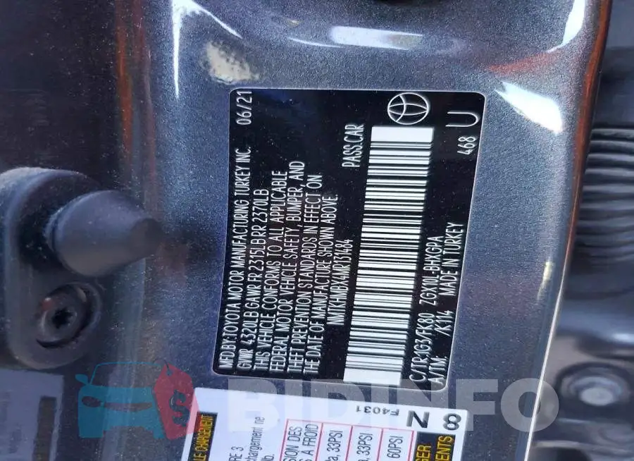NMTKHMBX4MR131484 Photo# 12