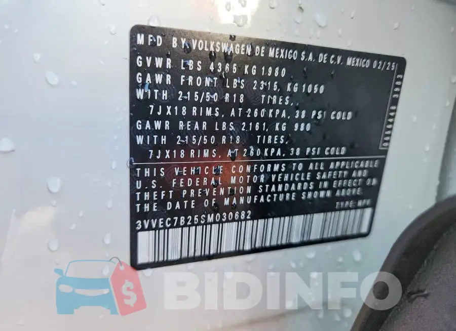 3VVEC7B25SM030682 Photo# 14