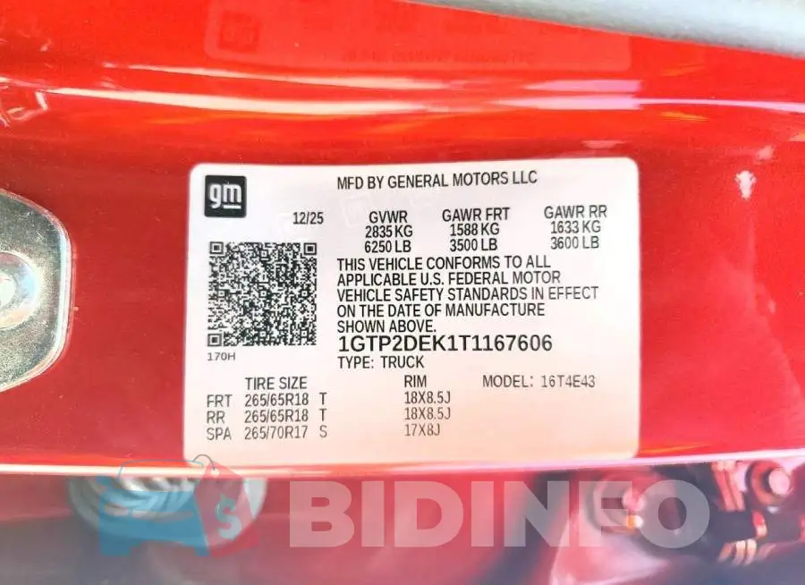 1GTP2DEK1T1167606 Photo# 13