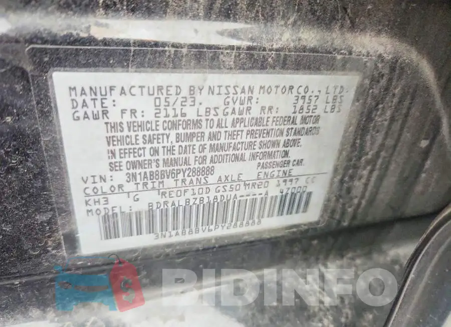 3N1AB8BV6PY288888 Photo# 12