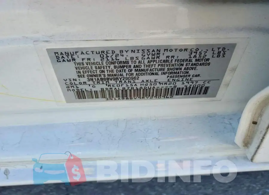 3N1AB8BV9RY290962 Photo# 12
