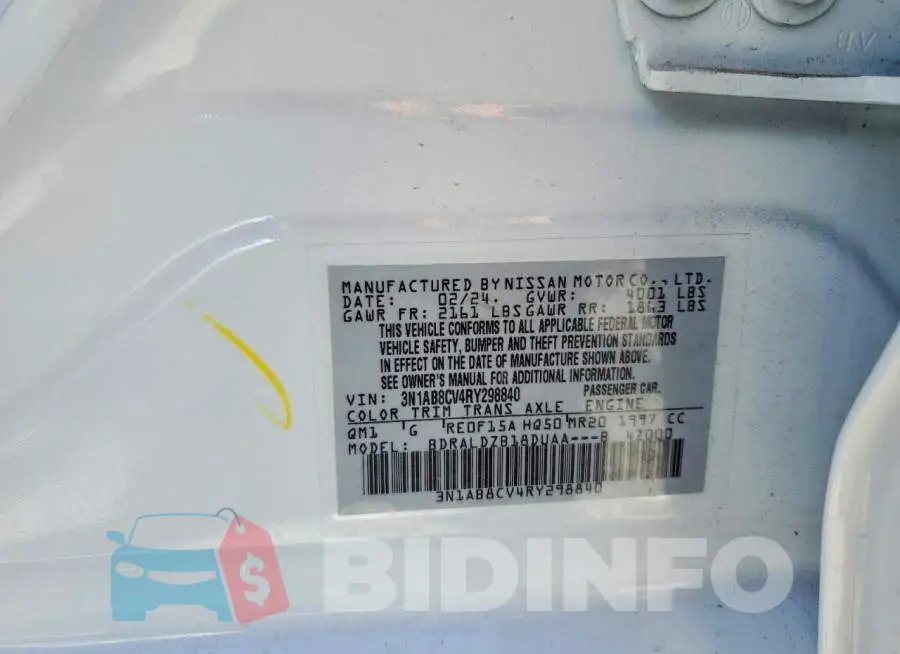 3N1AB8CV4RY298840 Photo# 12