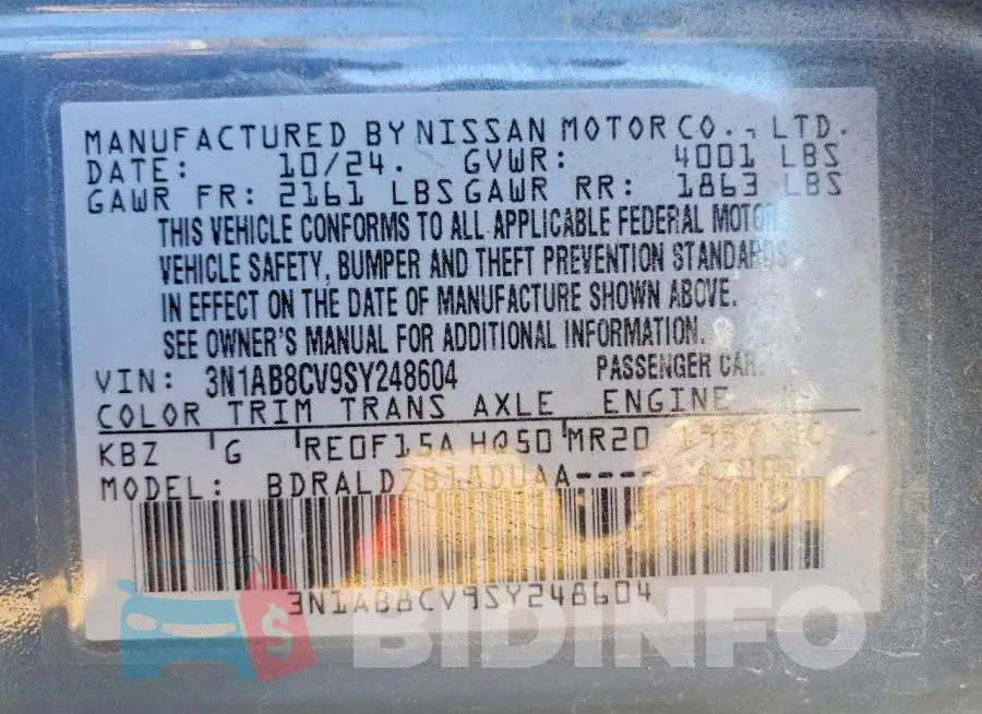 3N1AB8CV9SY248604 Photo# 13